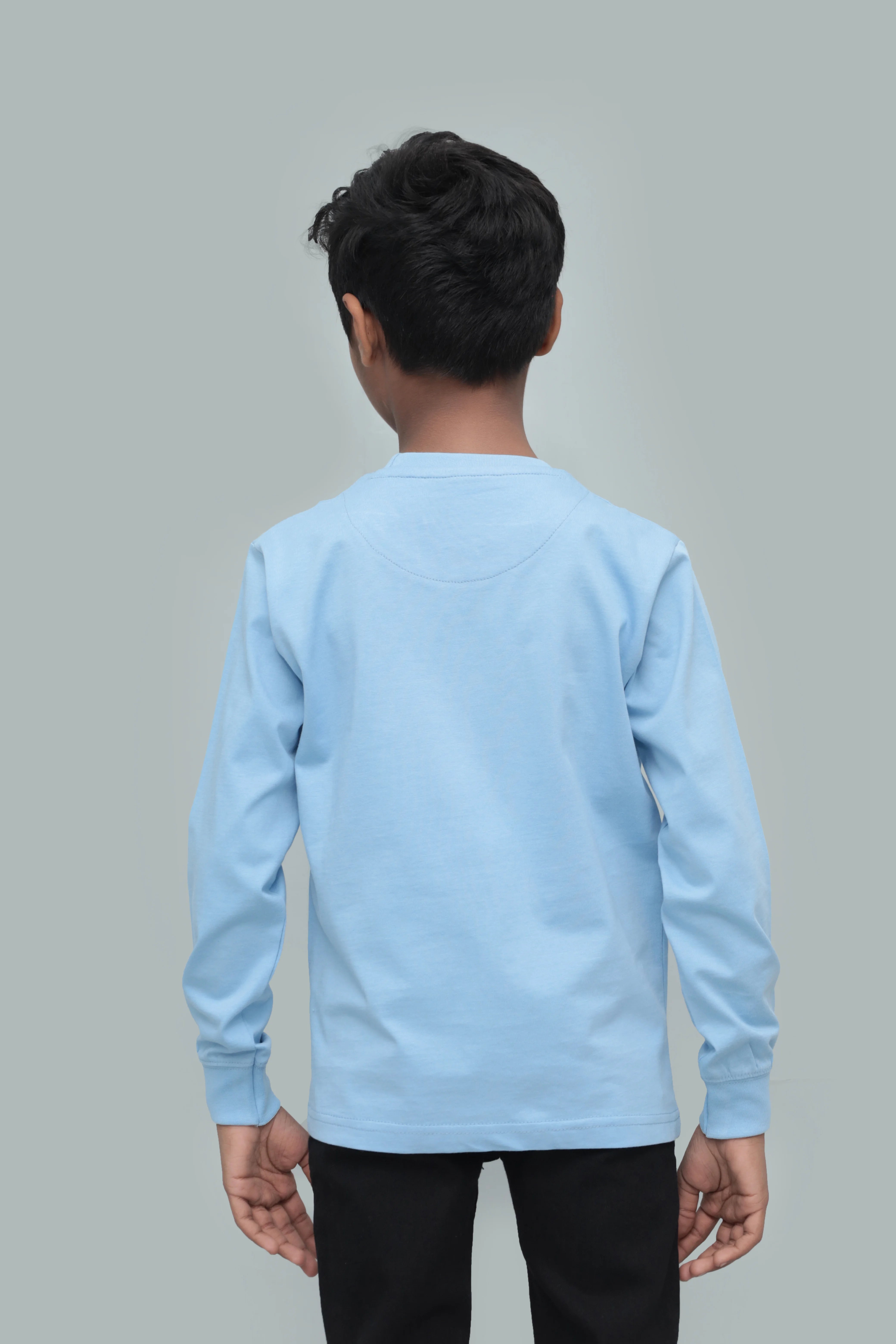 Kids' Adidas Long-Sleeve Round Neck