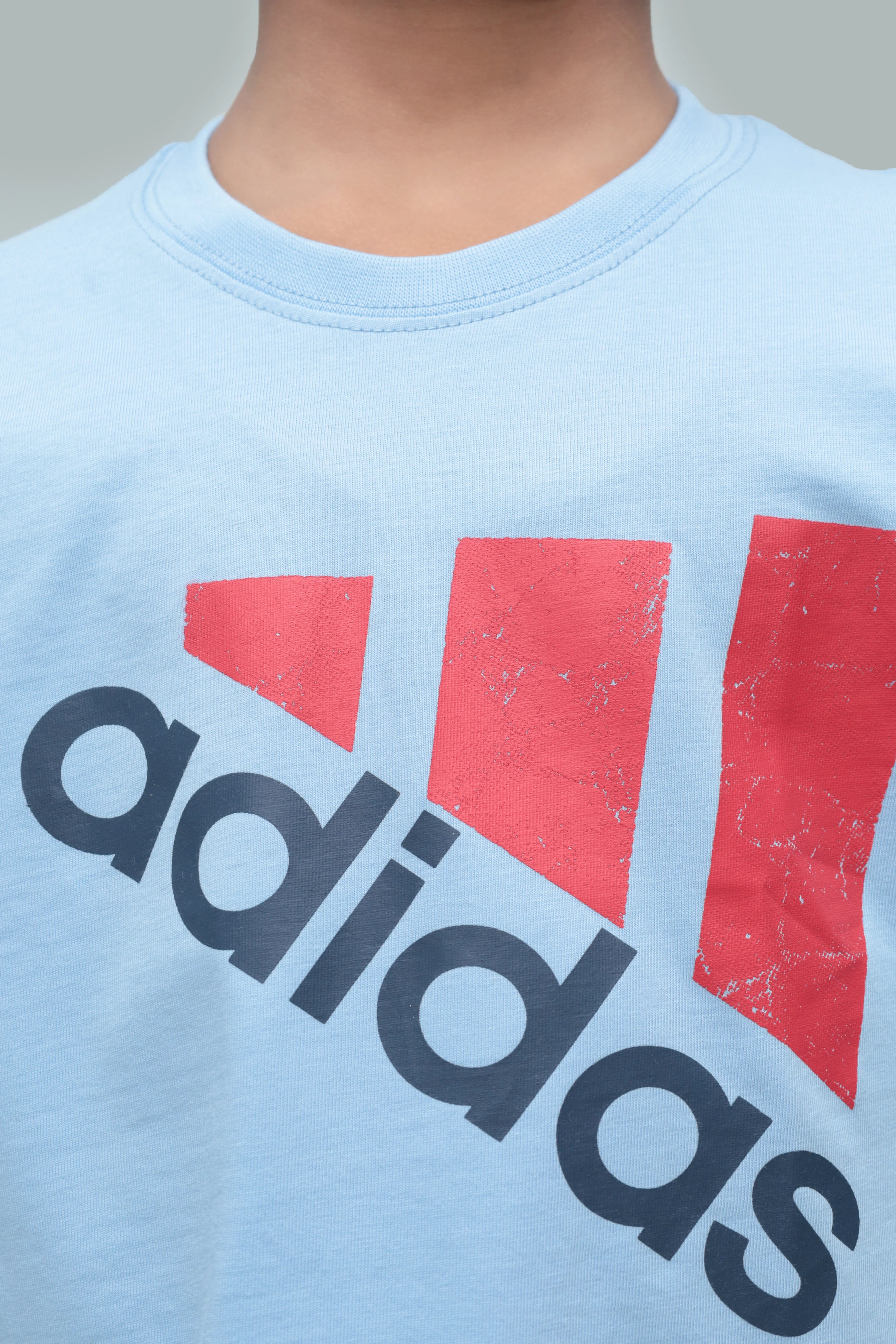 Kids' Adidas Long-Sleeve Round Neck