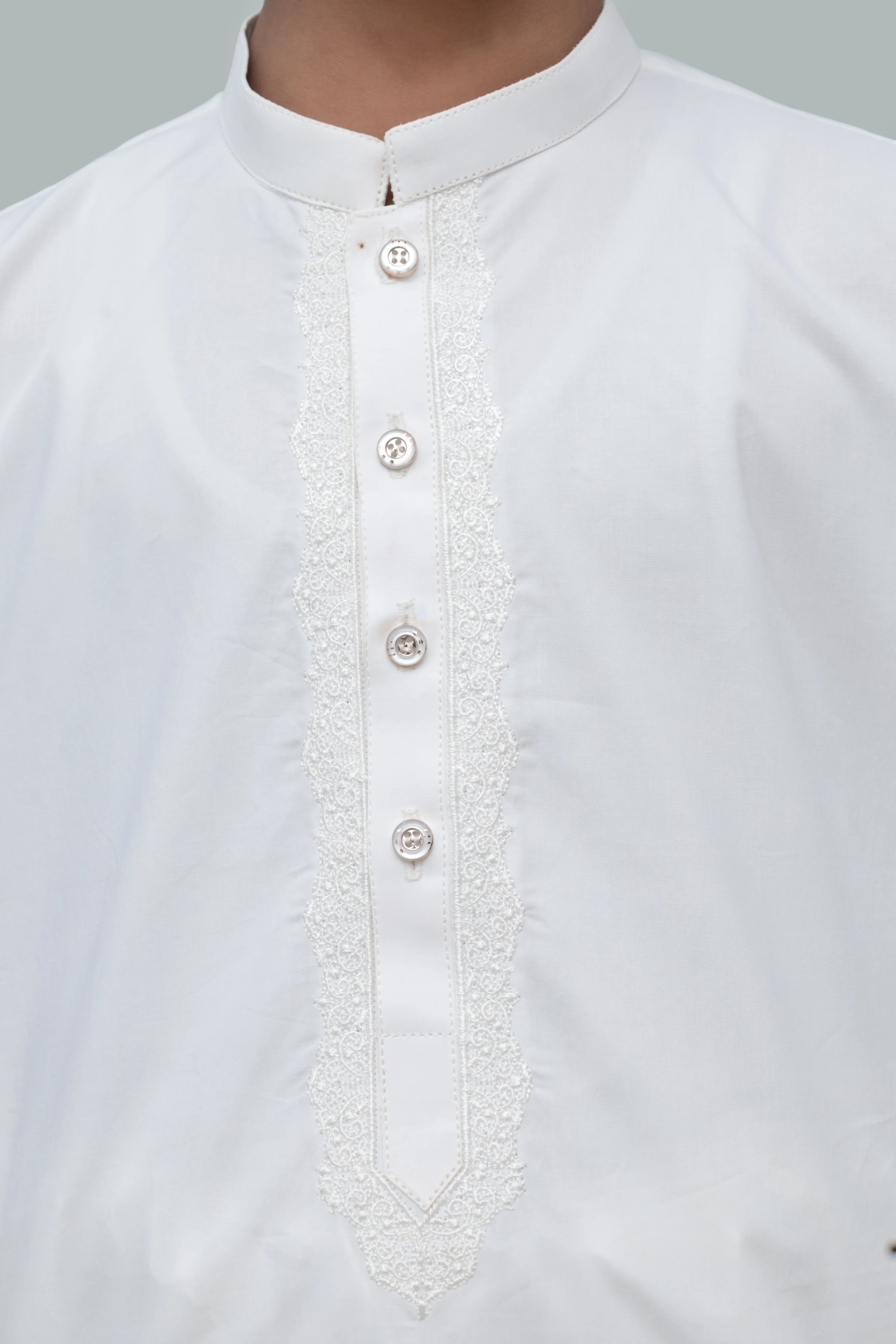 Classic Cotton White Kurta Shalwar