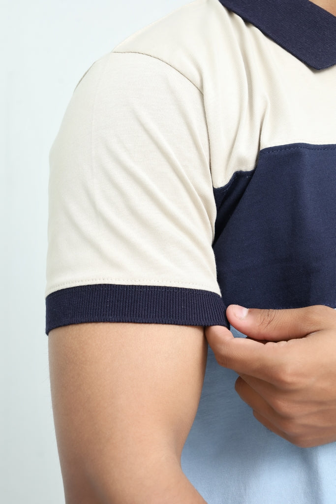 Men’s Tri-Tone Heritage Block Polo