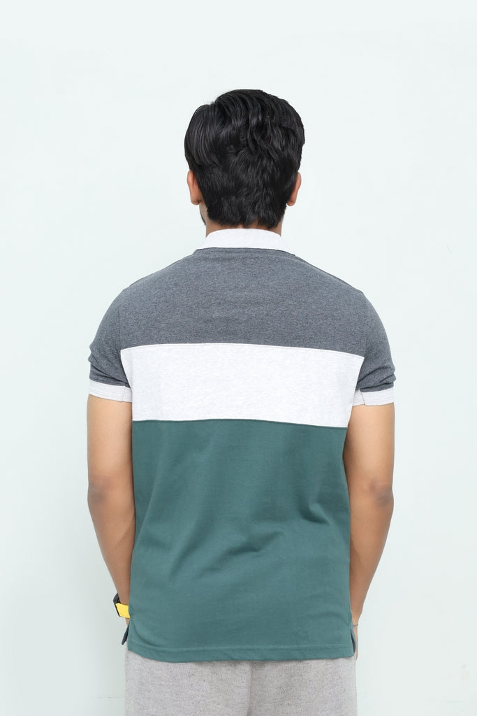 Men’s Heritage Tri-Block Performance Polo