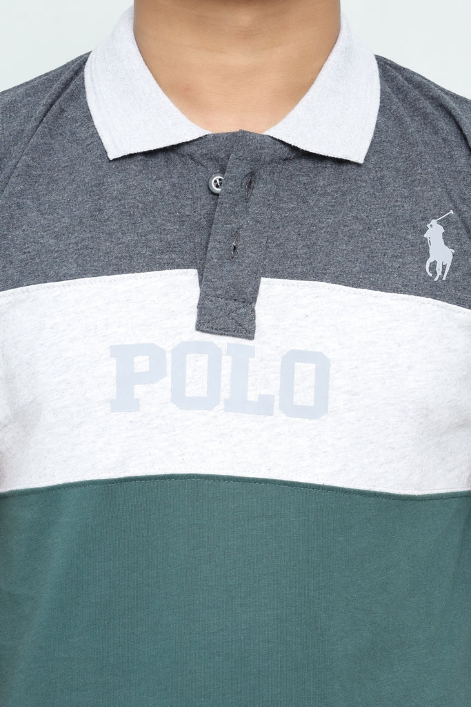 Men’s Heritage Tri-Block Performance Polo