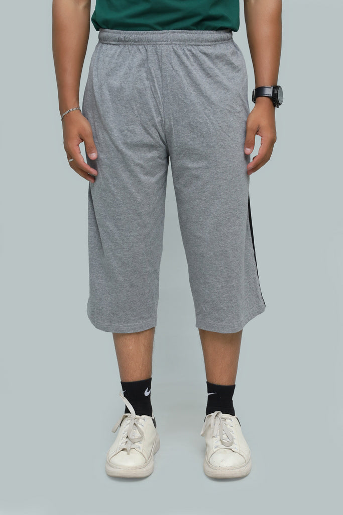 Men’s Essential Heather Grey Athleisure Shorts