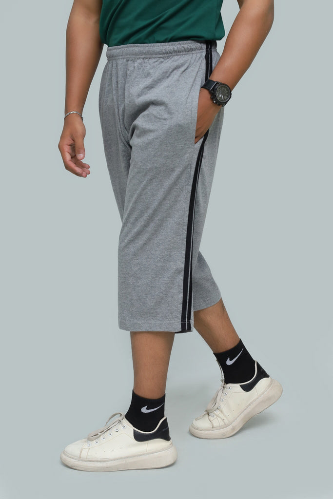 Men’s Essential Heather Grey Athleisure Shorts