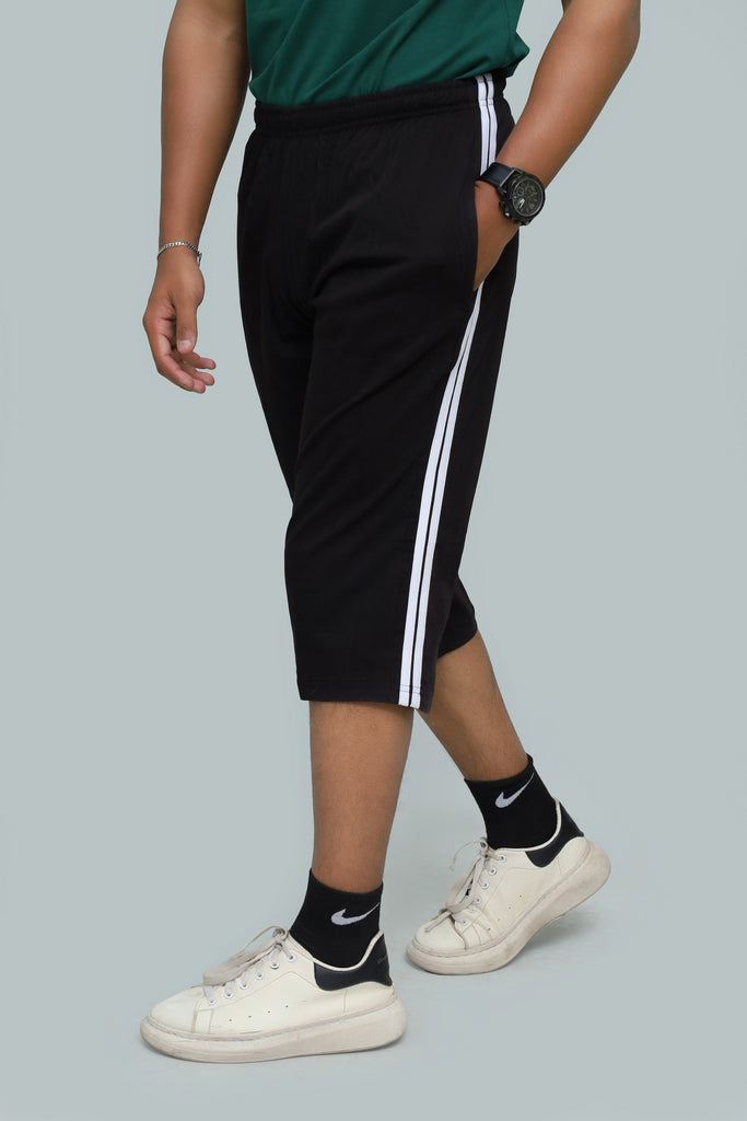 Men’s Essential Black Athleisure Lounge Shorts