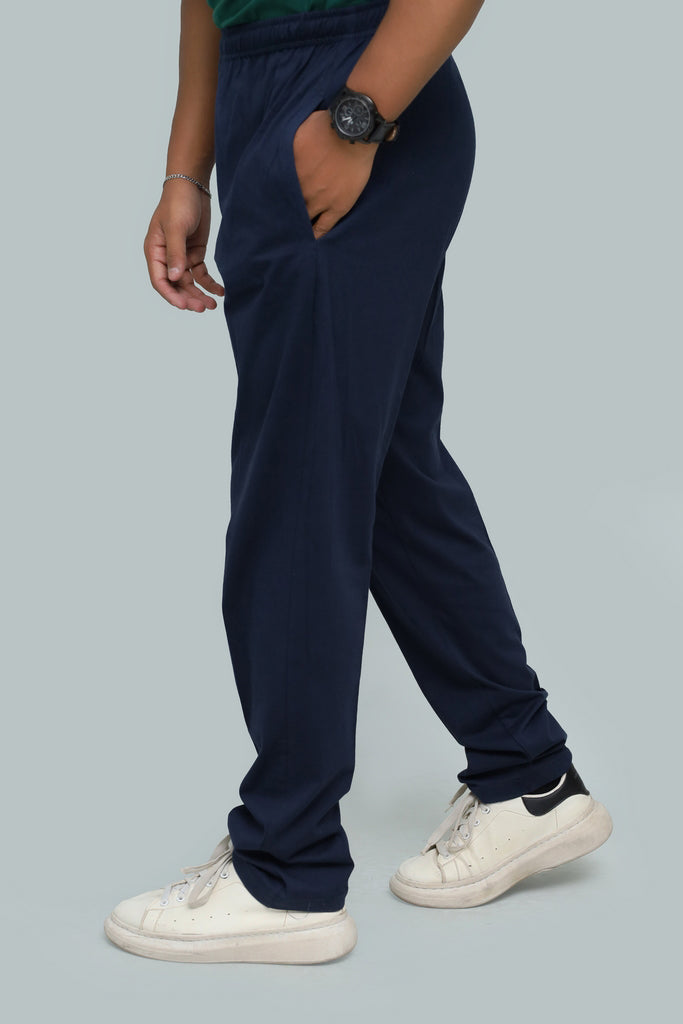 Men’s Urban Relaxed Trousers – Navy Blue