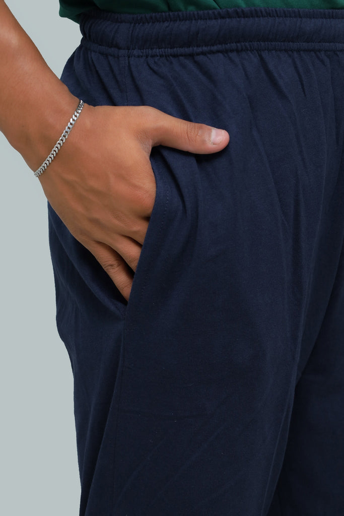Men’s Urban Relaxed Trousers – Navy Blue