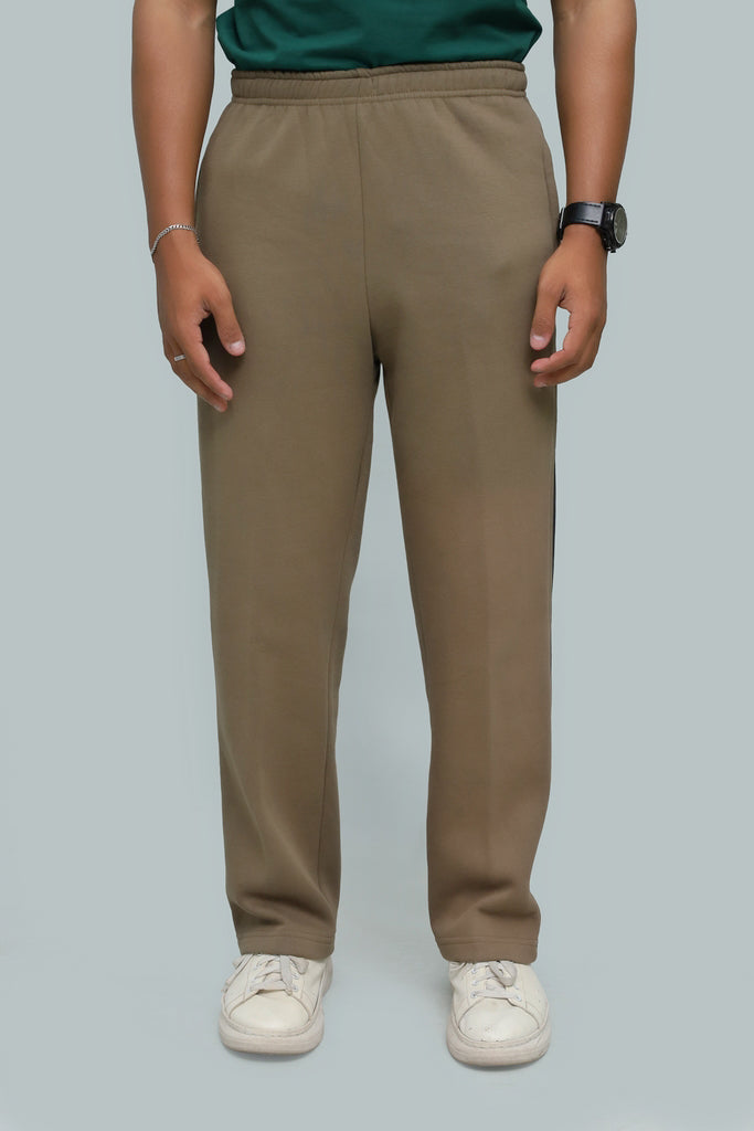 Men’s Classic Mocha Brown Fleece Lounge Trouser