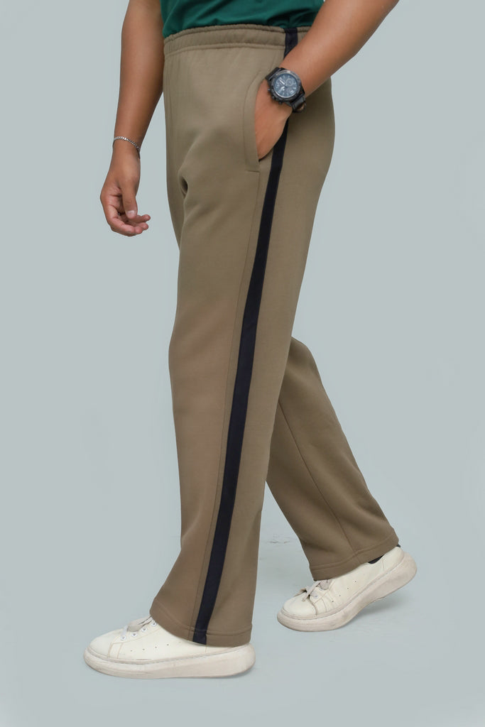 Men’s Classic Mocha Brown Fleece Lounge Trouser