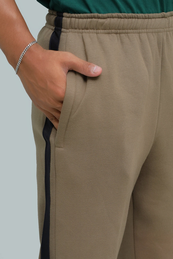 Men’s Classic Mocha Brown Fleece Lounge Trouser