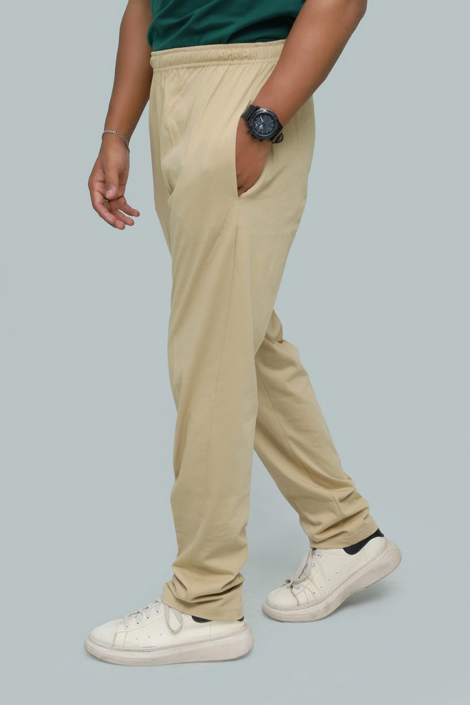 Men’s Urban Relaxed Trousers – Beige
