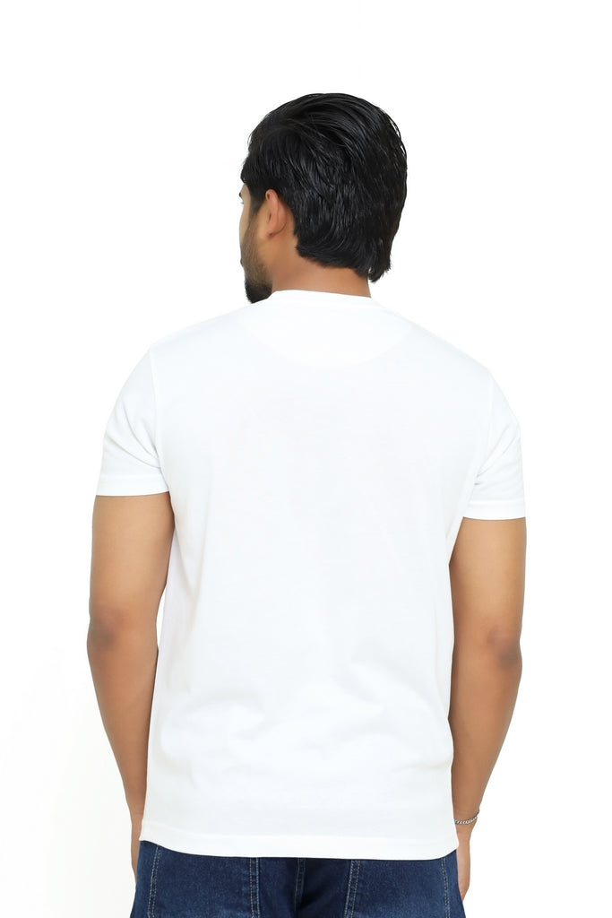 Men’s Essentials Solid Optic White Tee