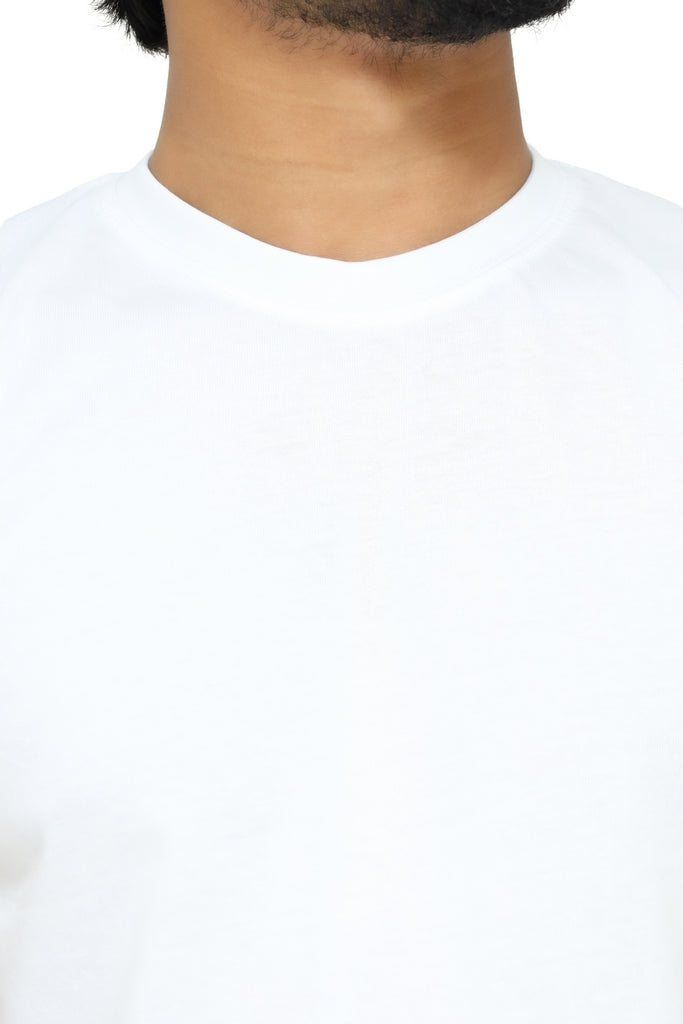Men’s Essentials Solid Optic White Tee