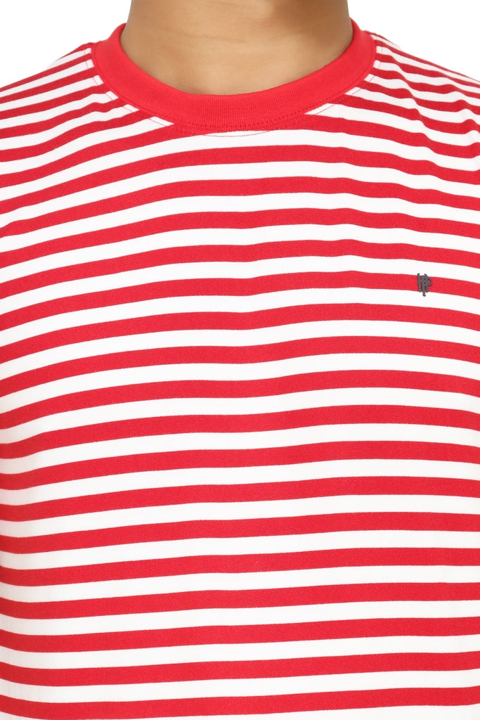 Men’s Classic Crimson Striped Tee