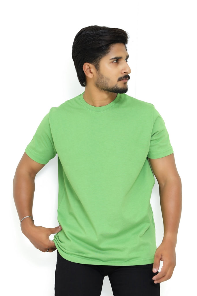 Men’s Essentials Solid Sage Green Tee