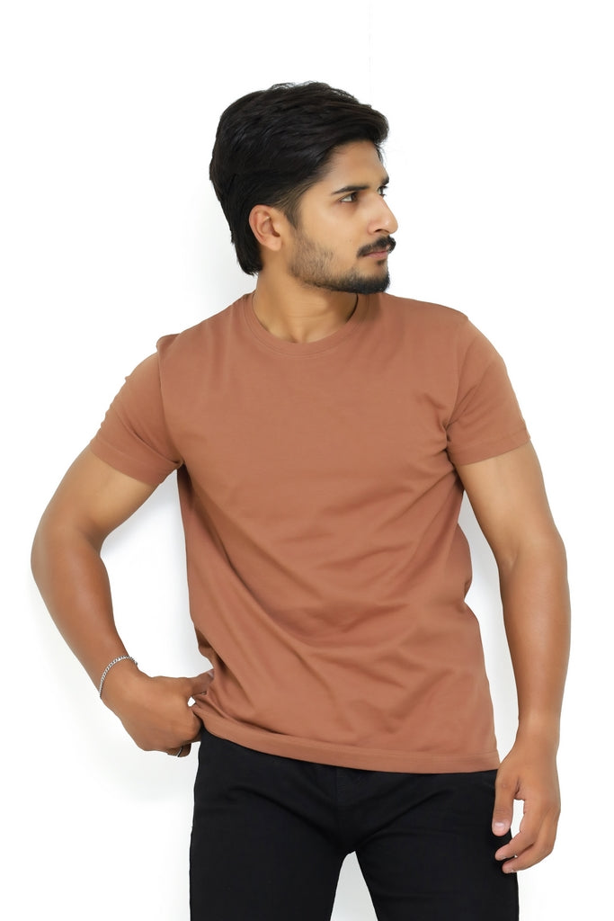 Men’s Essentials Solid Navy Blue Tee