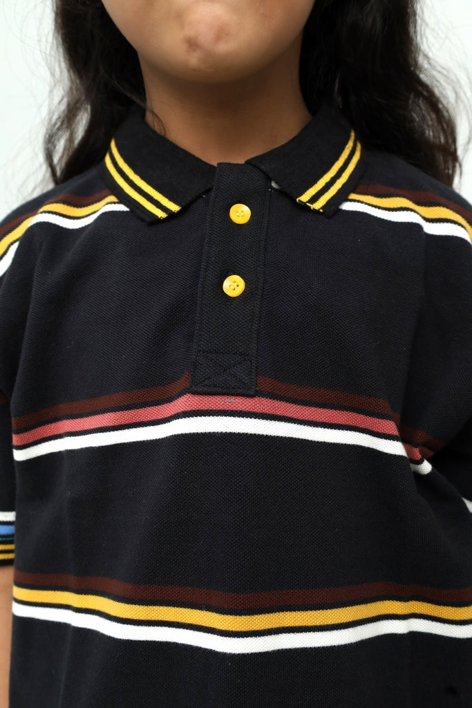 Kids Multi-Color Polo Shirt