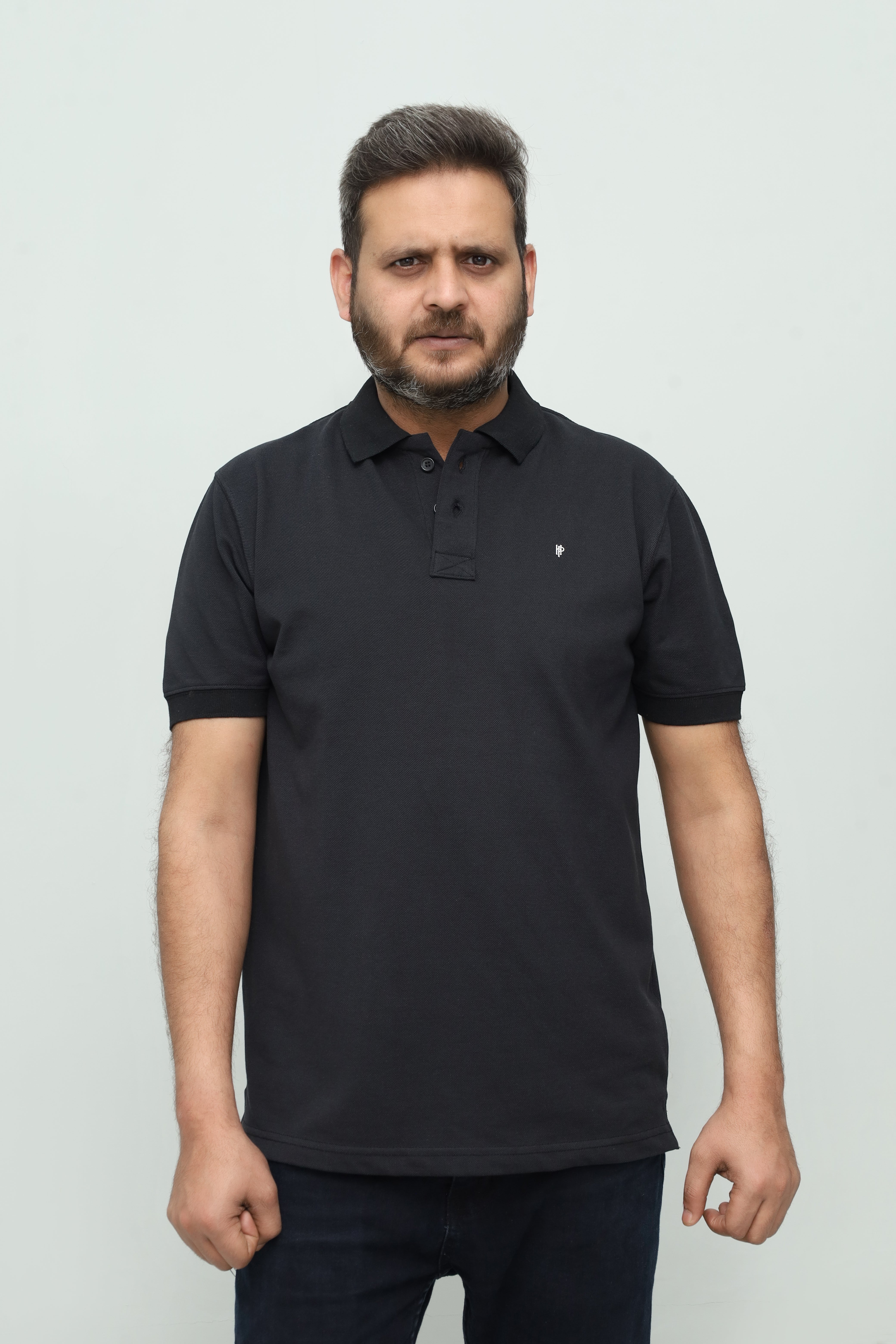 Men's Classic Black Polo Shirt