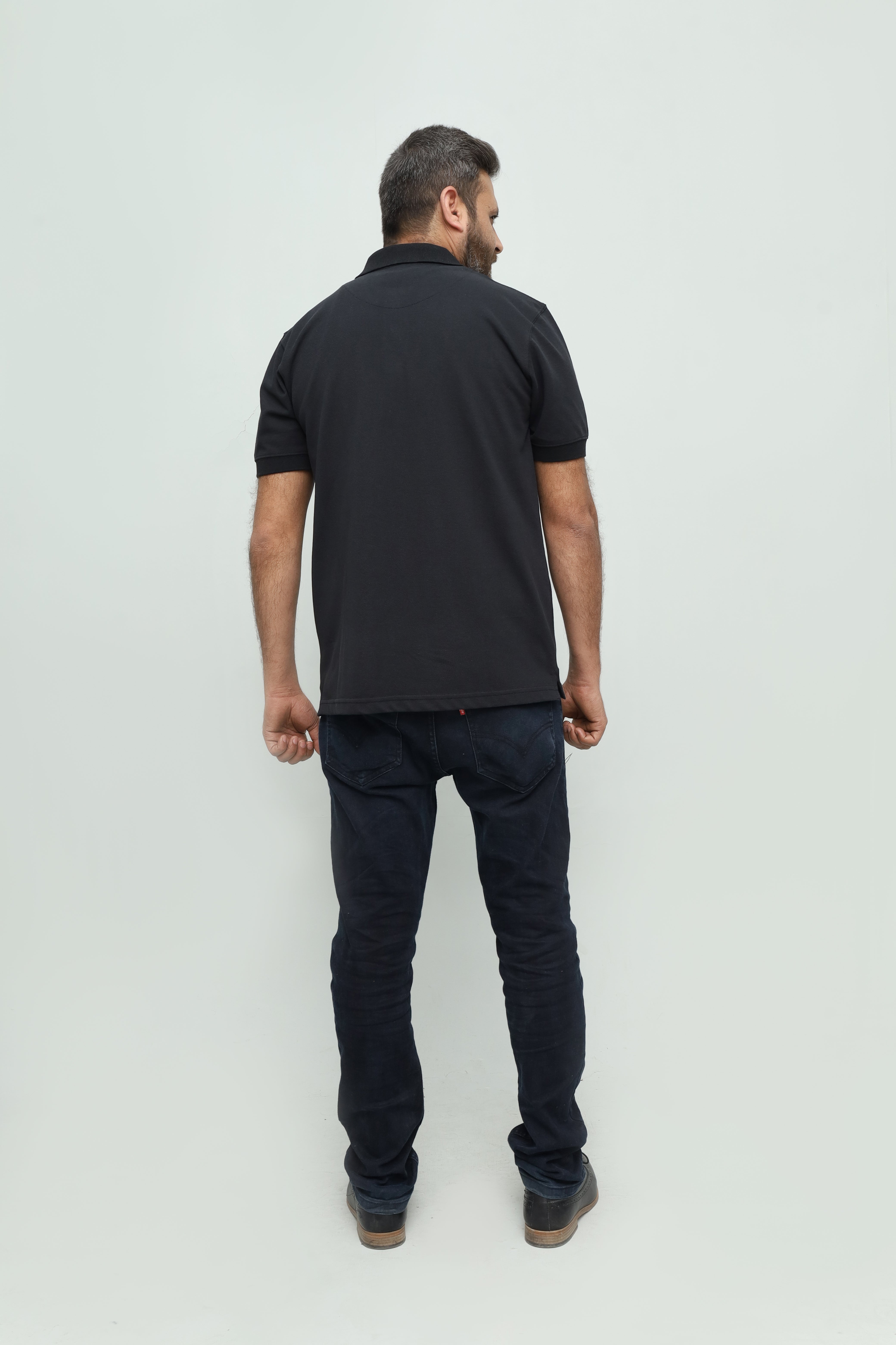 Men's Classic Black Polo Shirt