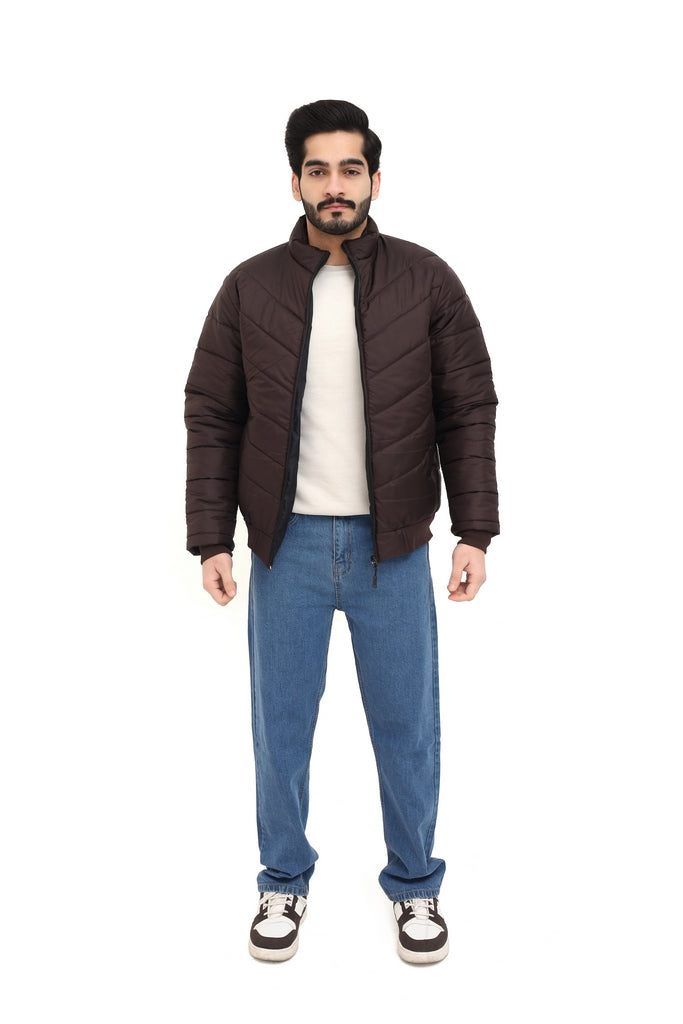 Men’s Dark Brown Full Sleeve Jacket
