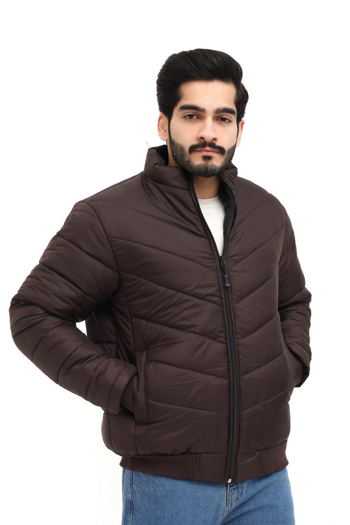 Men’s Dark Brown Full Sleeve Jacket