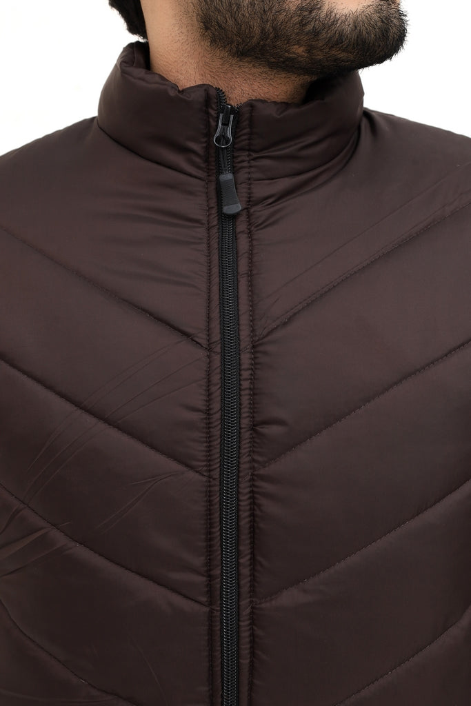 Men’s Dark Brown Full Sleeve Jacket