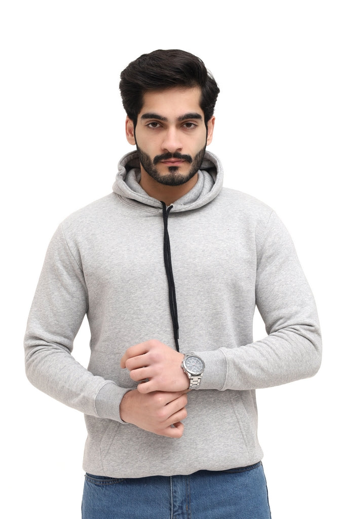 Men’s Grey Fleece Hoodie