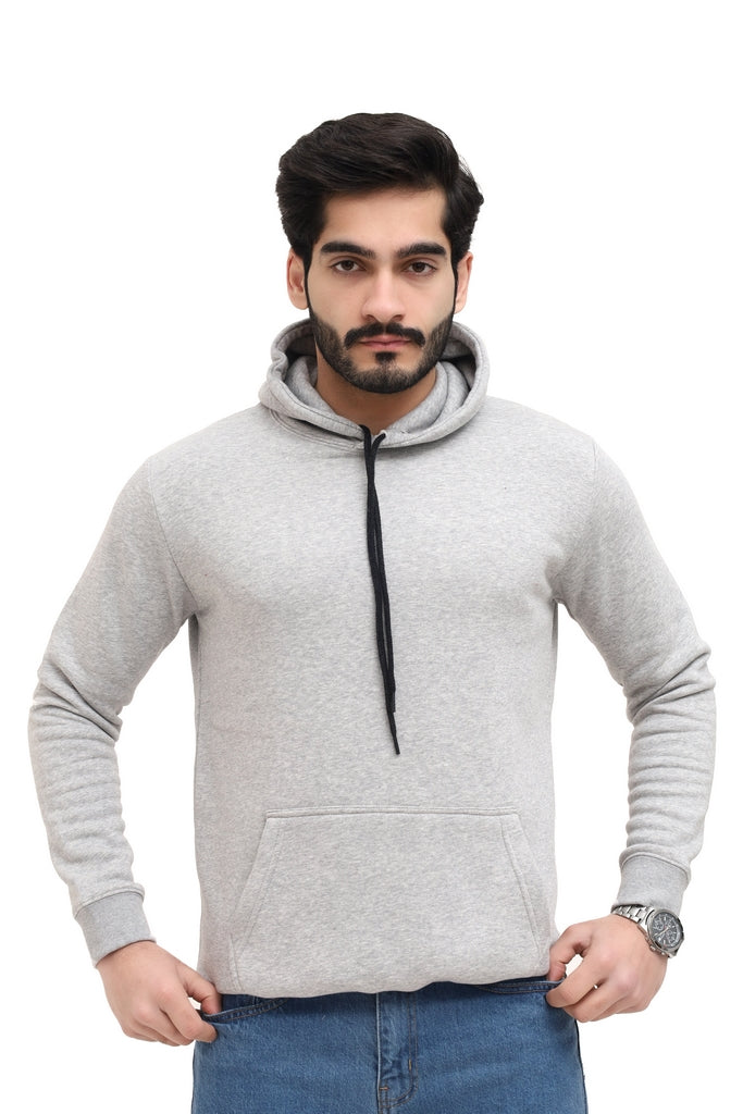 Men’s Grey Fleece Hoodie