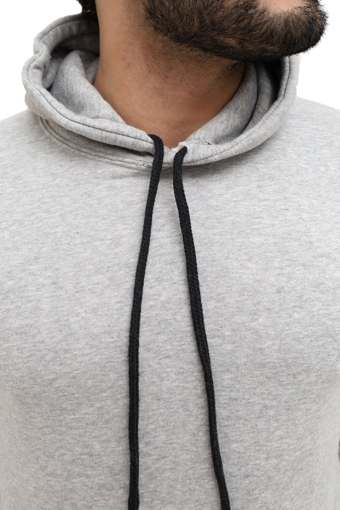 Men’s Grey Fleece Hoodie