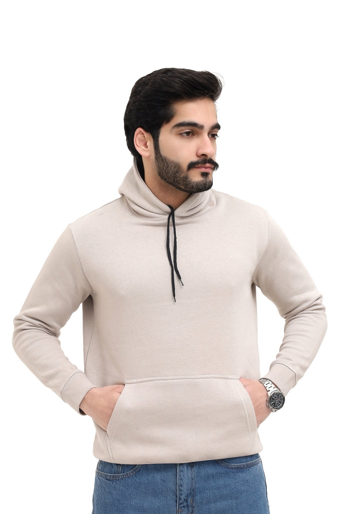 Men’s Cream Fleece Hoodie