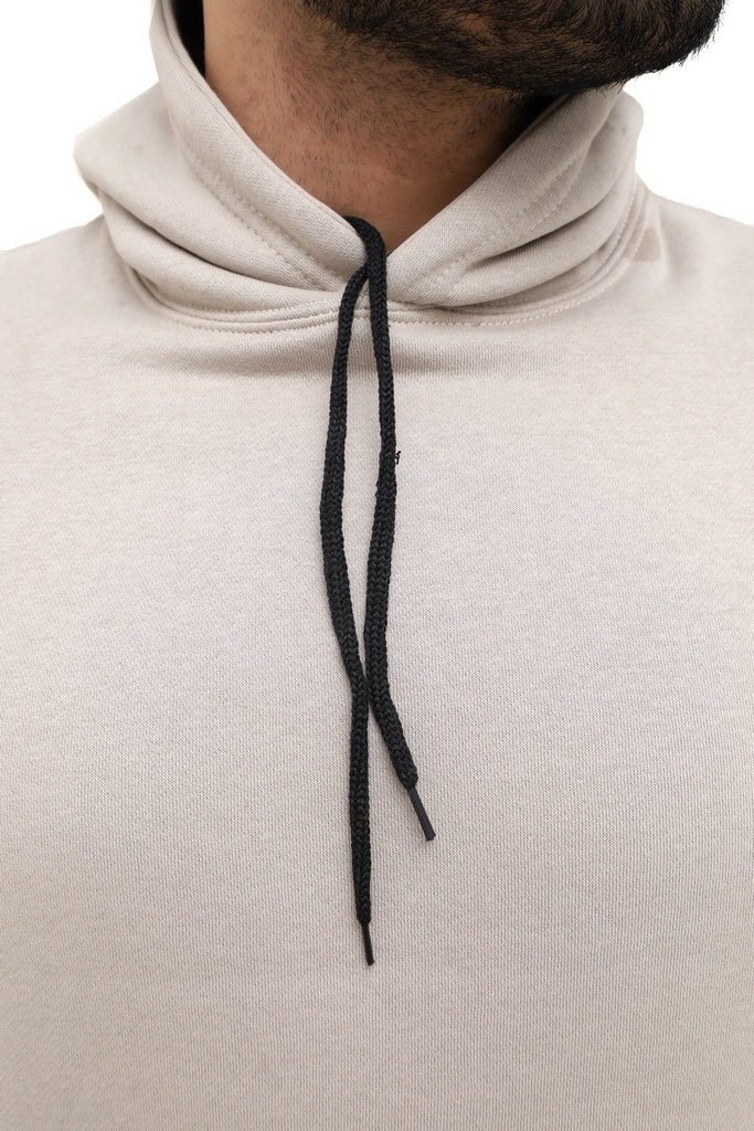 Men’s Cream Fleece Hoodie