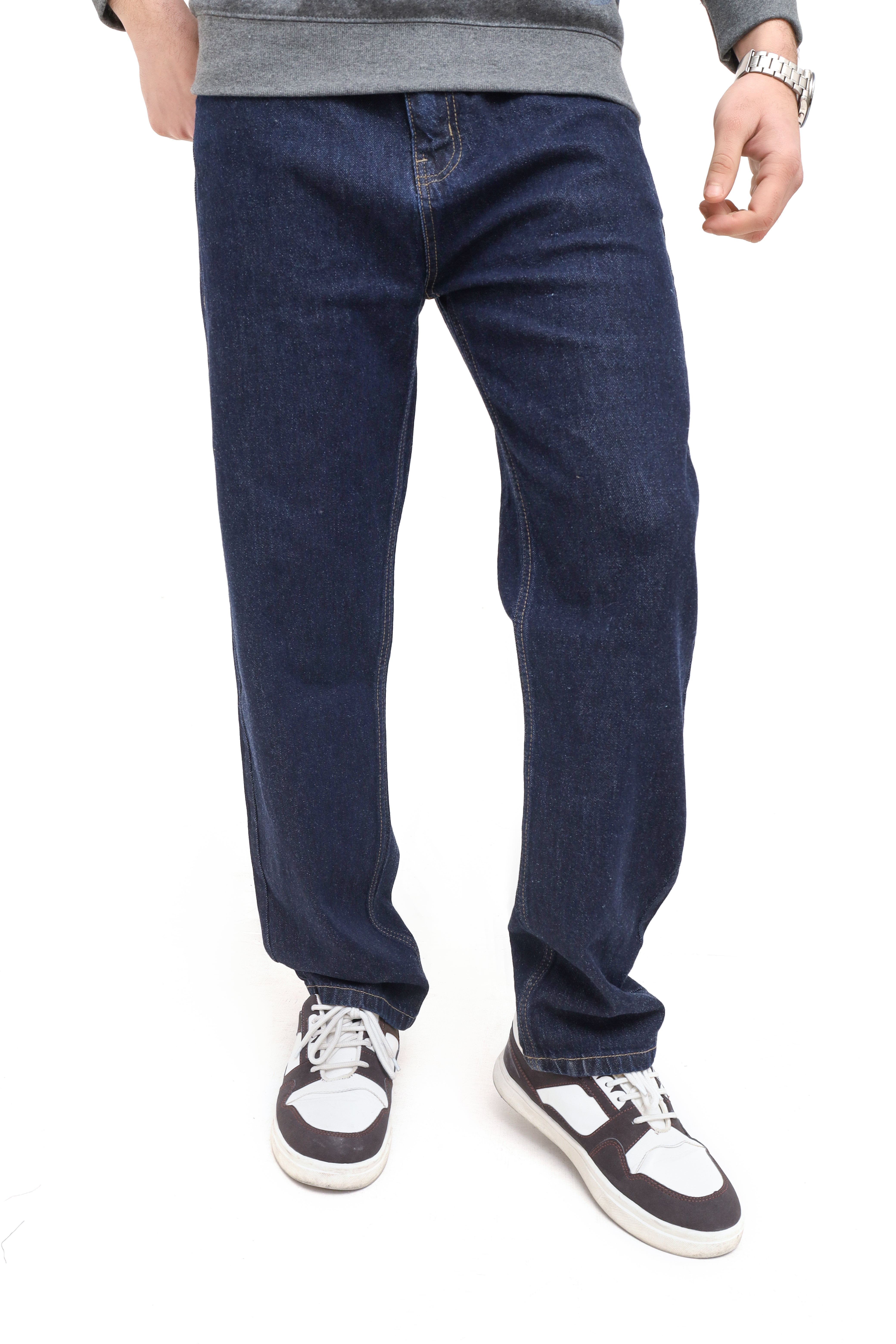 Men's Navy Blue Denim Jeans