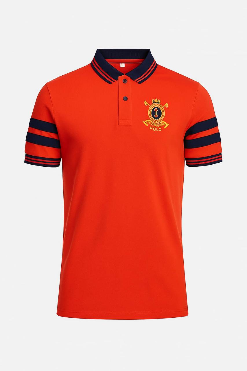 Men's Orange Polo Shirt