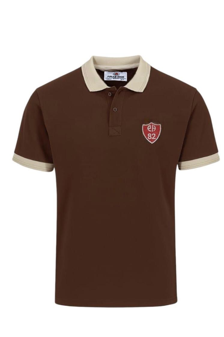 Men's Brown Polo Shirt