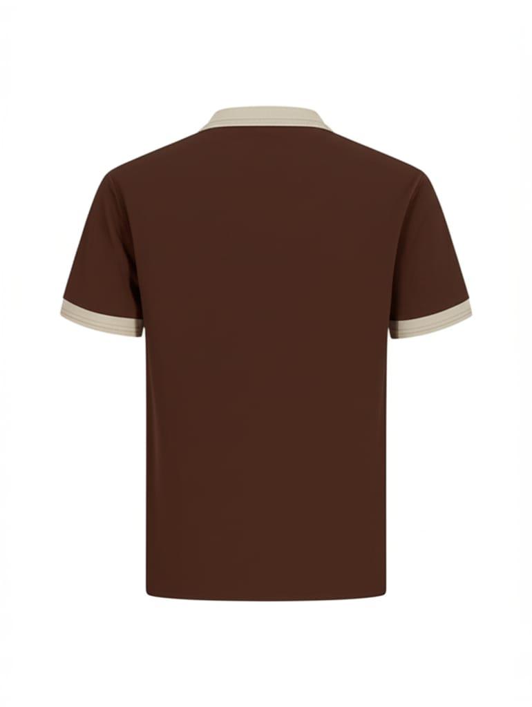 Men's Brown Polo Shirt