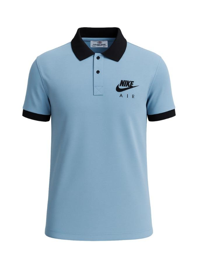 Men's Sky Blue Nike Polo Shirt