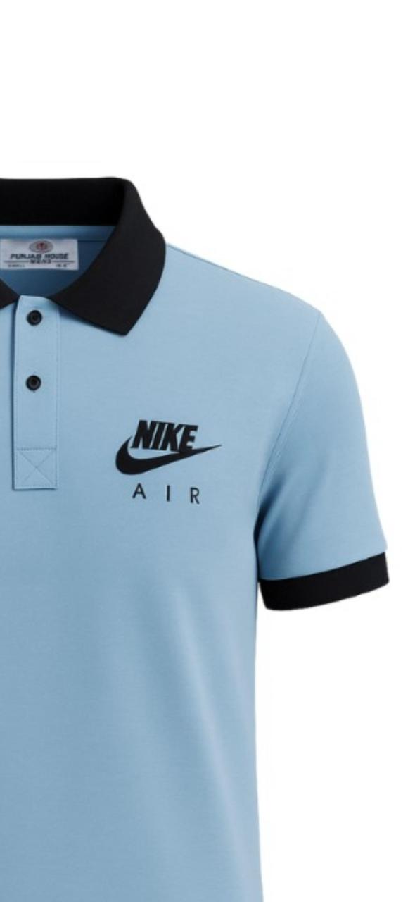 Men's Sky Blue Nike Polo Shirt