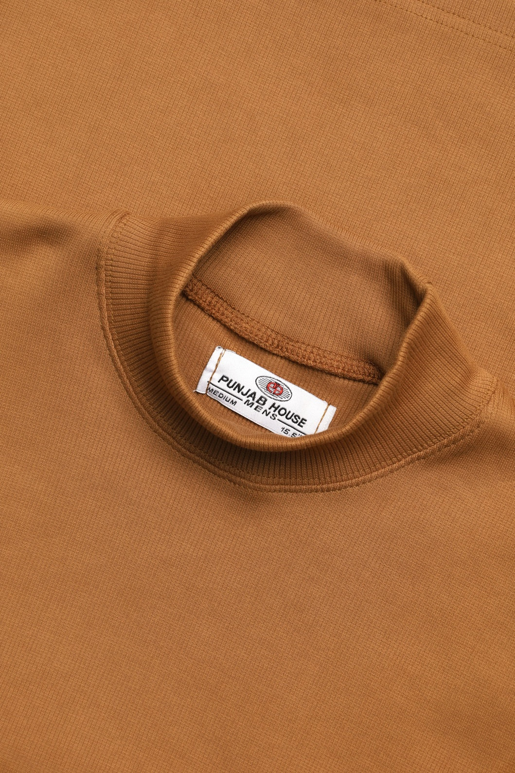 Men's Camel Turtle Neck Shirt